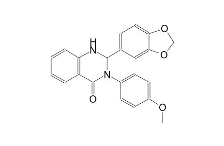 2-(1,3-benzodioxol-5-yl)-3-(4-methoxyphenyl)-2,3-dihydro-4(1H)-quinazolinone