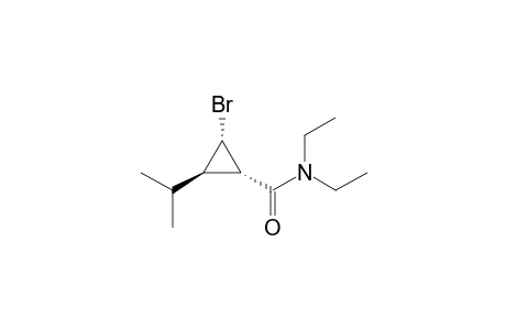 (1S*,2S*,3R*)-2-Bromo-N,N-diethyl-3-isobutylcyclopropanecarboxamide