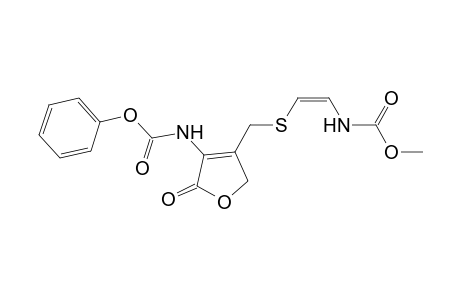 2,5-Dihydrofuran-2-one, 3-phenoxycarbonylamino-4-(2-methoxycarbonylaminovinyl)-thiomethyl-