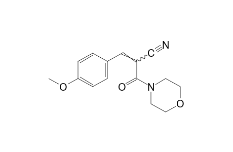 alpha-(p-METHOXYBENZYLIDENE)-beta-OXO-4-MORPHOLINEPROPIONITRILE