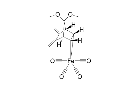 Iron, tetracarbonyl[(2,3-.eta.)-7,7-dimethoxy-5,6-bis(methylene)bicyclo[2.2.1]hept-2-en]-, stereoisomer