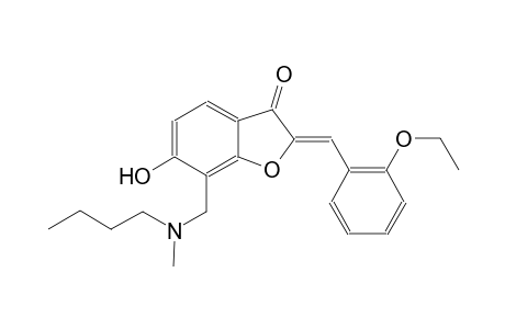 3(2H)-benzofuranone, 7-[(butylmethylamino)methyl]-2-[(2-ethoxyphenyl)methylene]-6-hydroxy-, (2Z)-