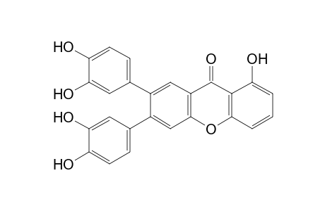 1-Hydroxy-6,7-bis(3,4-dihydroxyphenyl)-9H-xanthen-9-one