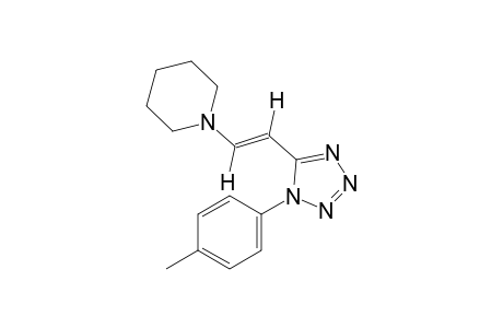 trans-5-(2-piperidinovinyl)-1-p-tolyl-1H-tetrazole