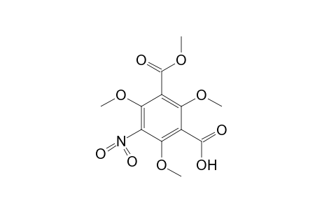 5-nitro-2,4,6-trimethoxyisophthalic acid, 1-methyl ester