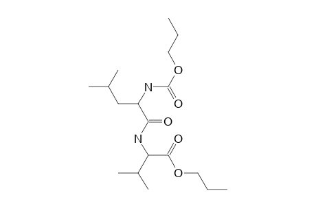 leu-val, N-(N-Propyloxycarbonyl)-, N-propyl ester (isomer 2)