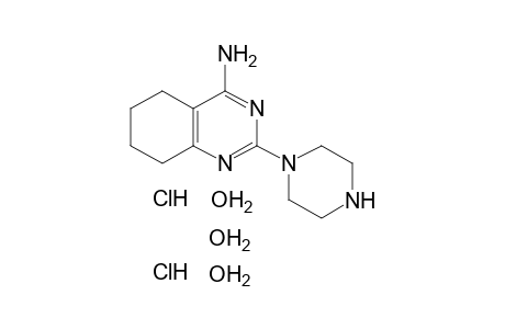 4-amino-2-(1-piperazinyl)-5,6,7,8-tetrahydroquinazoline, dihydrochloride, trihydrate