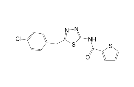 N-[5-(4-chlorobenzyl)-1,3,4-thiadiazol-2-yl]-2-thiophenecarboxamide