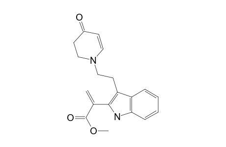 1H-Indole-2-acetic acid, 3-[2-(3,4-dihydro-4-oxo-1(2H)-pyridinyl)ethyl]-.alpha.-methylene-, methyl ester