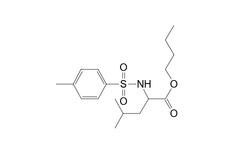 Butyl 4-methyl-2-{[(4-methylphenyl)sulfonyl]amino}pentanoate