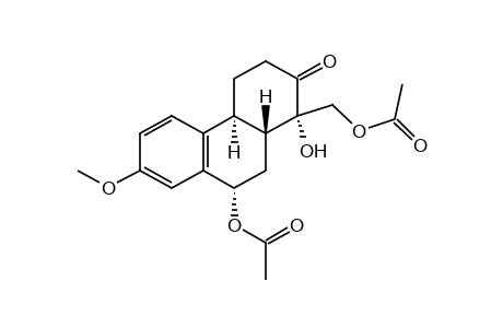 1,9-DIHYDROXY-3,4,4a,trans-9,10,trans-10a-HEXAHYDRO-1-(HYDROXYMETHYL)-7-METHOXY-2(1H)-PHENANTHRONE, alpha,9-DIACETATE