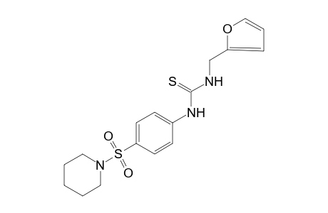 1-furfuryl-3-[p-(piperidinosulfonyl)phenyl]-2-thiourea