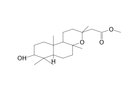 1H-NAPHTHO[2,1-B]PYRAN-3-ACETIC ACID, DODECAHYDRO-8-HYDROXY-3,4A,7,7,10A-PENTAMETHYL-METHYL ESTER