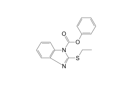 1H-benzimidazole-1-carboxylic acid, 2-(ethylthio)-, phenyl ester