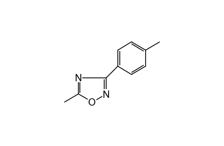 5-methyl-3-p-tolyl-1,2,4-oxadiazole
