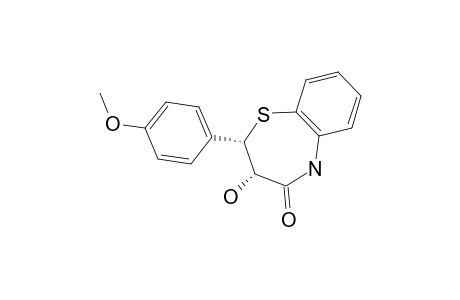 (2S-cis)-(+)-2,3-Dihydro-3-hydroxy-2-(4-methoxyphenyl)-1,5-benzodiazepin-4(5H)-one