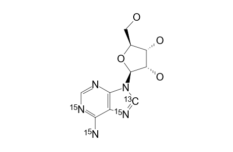 [8-(13)C-1,7,NH2-(15)N(3)]-ADENOSINE