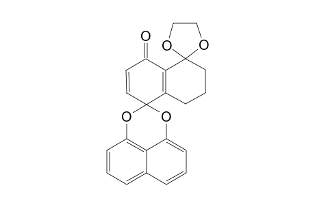 1-Oxo-1,4,5,6,7,8-hexahydronaphthalen-4-spiro-2'-naphtho[1",8"-de][1',3']dioxin-8-spiro-2"'-dioxolane