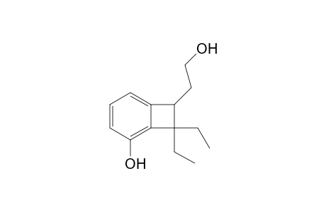 8,8-Diethyl-7-(2-hydroxyethyl)bicyclo[4.2.0]octa-1,3,5-trien-2-ol