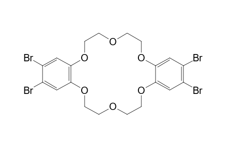 2,3,13,14-Tetrabromo-6,7,9,10,17,18,20,21-octahydrodibenzo[b,k][1,4,7,10,13,16]hexaoxacyclooctadecine