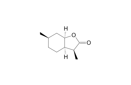 3,6-Dimethyl-3a,4,5,6,7,7a-hexahydro-3H-1-benzofuran-2-one