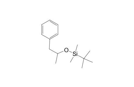 (.+/-.)-1-phenyl-propan-2-ol, N-(tert.-butyldimethylsilyl)