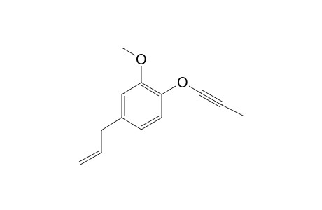 Benzene, 2-methoxy-4-(2-propenyl)-1-(1-propynyloxy)-