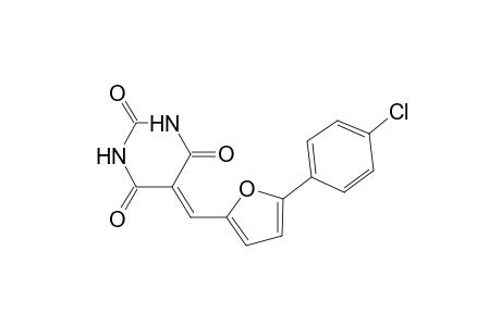 5-{[5-(4-chlorophenyl)-2-furyl]methylene}-2,4,6(1H,3H,5H)-pyrimidinetrione