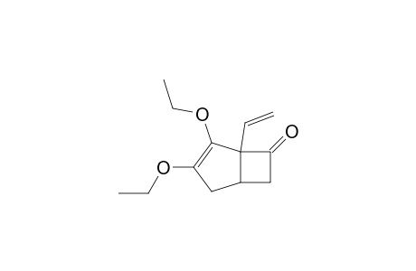 1-Ethenyl-2,3-diethoxybicyclo[3.2.0]hept-2-en-7-one