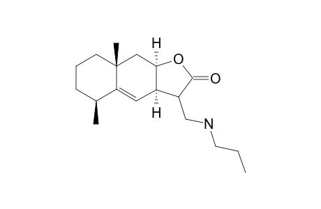 (3ar,4as,8ar,9ar)-Decahydro-8A-methyl-5-methylidene-3-[(propylamino)methyl]naphtho[2,3-B]furan-2(3H)-one