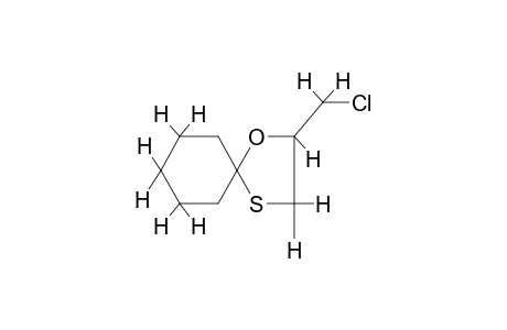 2-(chloromethyl)-1-oxa-4-thiaspiro[4.5]decane