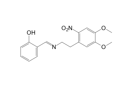 o-[N-(4,5-dimethoxy-2-nitrophenethyl)formimidoyl]phenol