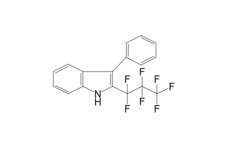 1H-Indole, 3-phenyl-2-(heptafluoropropyl)-