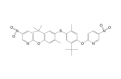 2,2'-thiobis[(5-tert-butyl-2-methyl-p-phenylene)oxy]bis[5-nitropyridine]