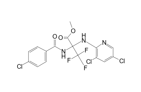 2-[(4-chlorobenzoyl)amino]-2-[(3,5-dichloro-2-pyridyl)amino]-3,3,3-trifluoro-propionic acid methyl ester