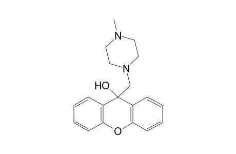 9-[(4-methyl-1-piperrazinyl)methyl]xanthen-9-ol