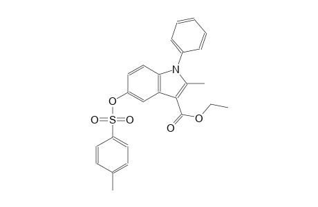 ethyl 2-methyl-5-{[(4-methylphenyl)sulfonyl]oxy}-1-phenyl-1H-indole-3-carboxylate