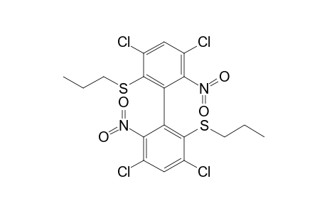 1,5-Dichloro-3-(3,5-dichloro-2-nitro-6-propylsulfanyl-phenyl)-2-nitro-4-propylsulfanyl-benzene