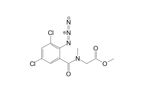 N-(2-Azido-3,5-dichlorobenzoyl)-N-methylglycine methyl ester