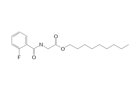 Glycine, N-(2-fluorobenzoyl)-, nonyl ester