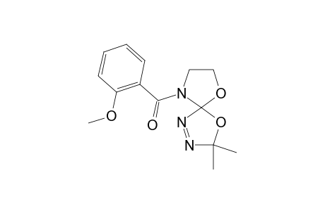 3,4,9-TRIAZA-9-(2-METHOXYBENZOYL)-2,2-DIMETHYL-1,6-DIOXASPIRO-[4.4]-NON-3-ENE;MAJOR-ISOMER