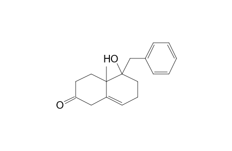 5-Benzyl-5-hydroxy-4a-methyl-3,4,4a,5,6,7-hexahydro-1H-naphthalen-2-one
