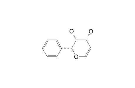 (-)-(2R,3R,4R)-3,4-dihydroxy-2-phenyl-2,3-dihydro-4H-pyran