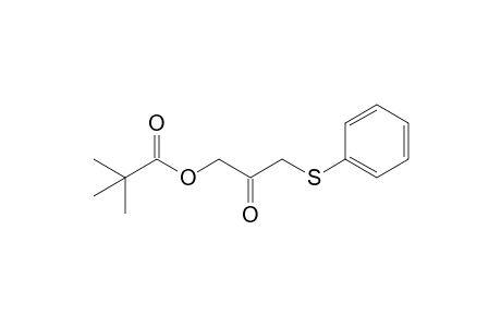 (2-Oxidanylidene-3-phenylsulfanyl-propyl) 2,2-dimethylpropanoate