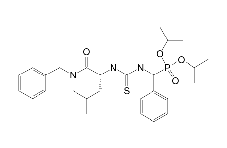 Diisopropyl-[3-(L-1-benzylamino-4-methyl-1-oxopentan-2-yl)-thioureido]-(phenyl)-methylphosphonate