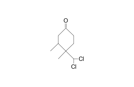 1-DICHLOROMETHYL-1,2-DIMETHYL-CYCLOHEXAN-4-ONE