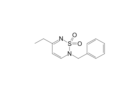 2-benzyl-5-ethyl-1,2,6-thiadiazine 1,1-dioxide