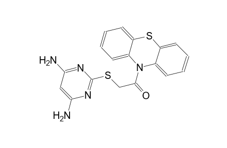 2-{[2-oxo-2-(10H-phenothiazin-10-yl)ethyl]sulfanyl}-4,6-pyrimidinediamine