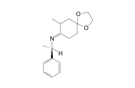 4-[1(R)-Phenylethyl)imino]-3-methylspiro[1,3-dioxolane-2,2'-(1'H)-cyclohexane]