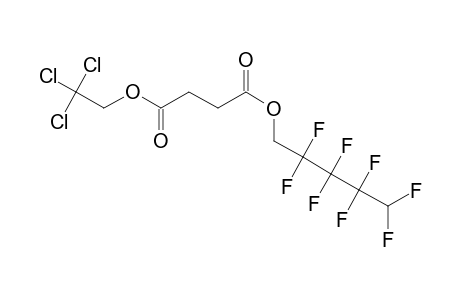 Succinic acid, 2,2,3,3,4,4,5,5-octafluoropentyl 2,2,2-trichloroethyl ester